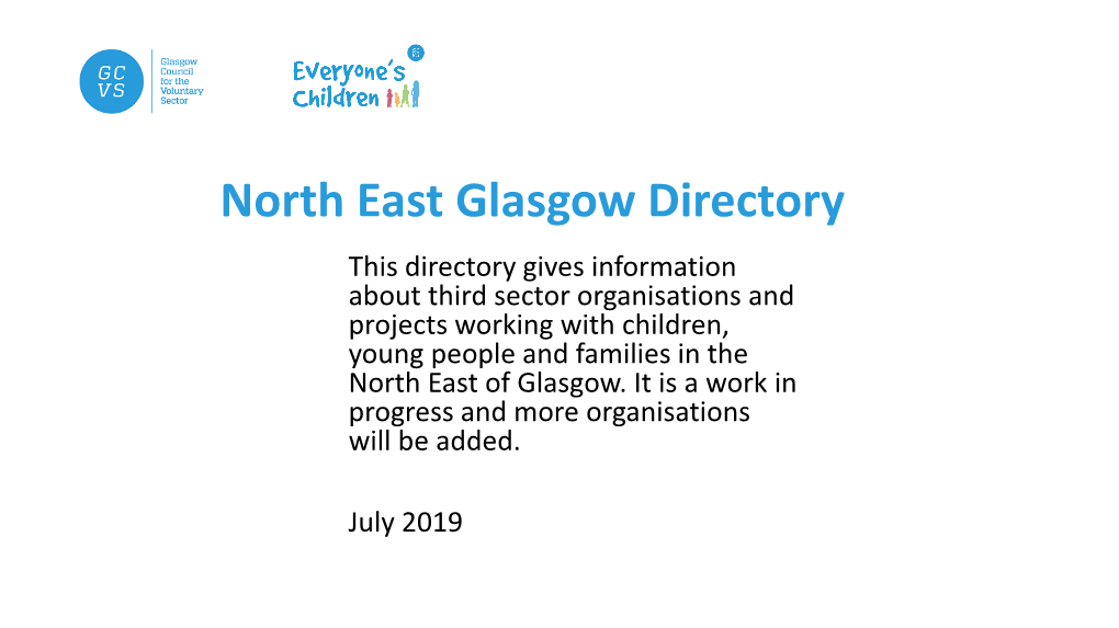 North West Glasgow Directory