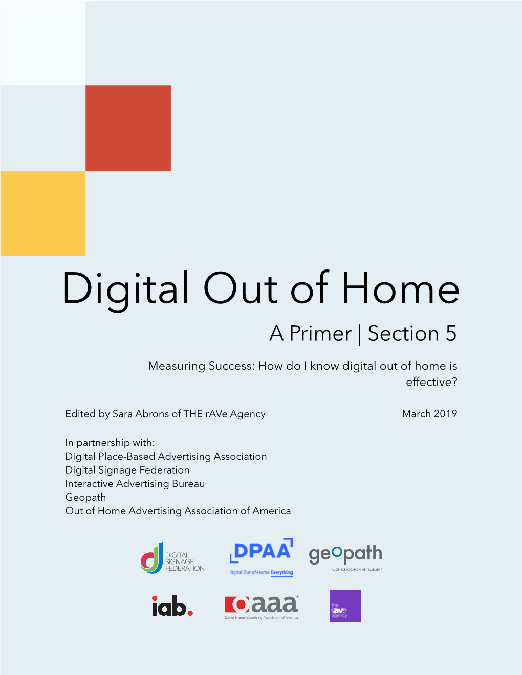 Digital out of Home a Primer | Section 5
