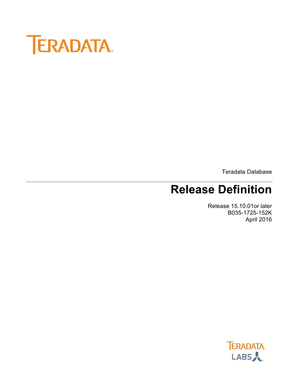 Release Definition