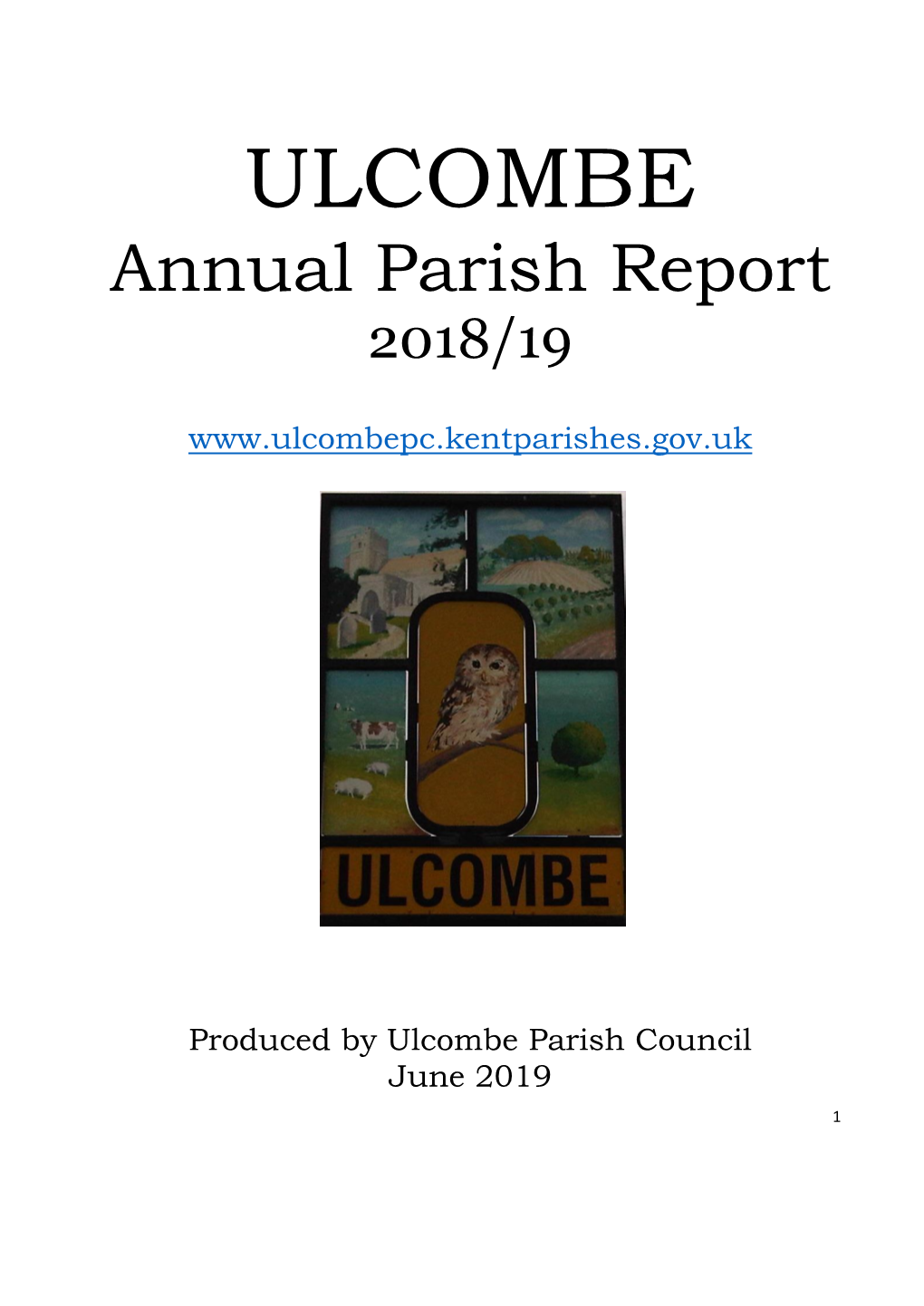 Annual Parish Report 2018/19