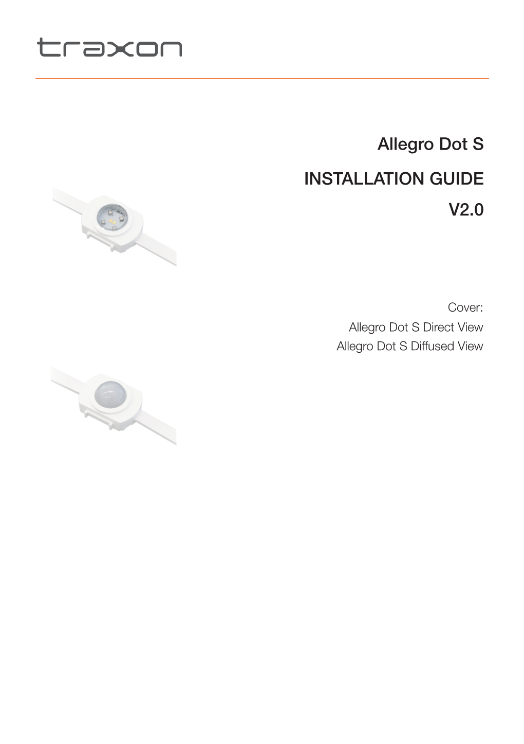 Allegro Dot S INSTALLATION GUIDE V2.0