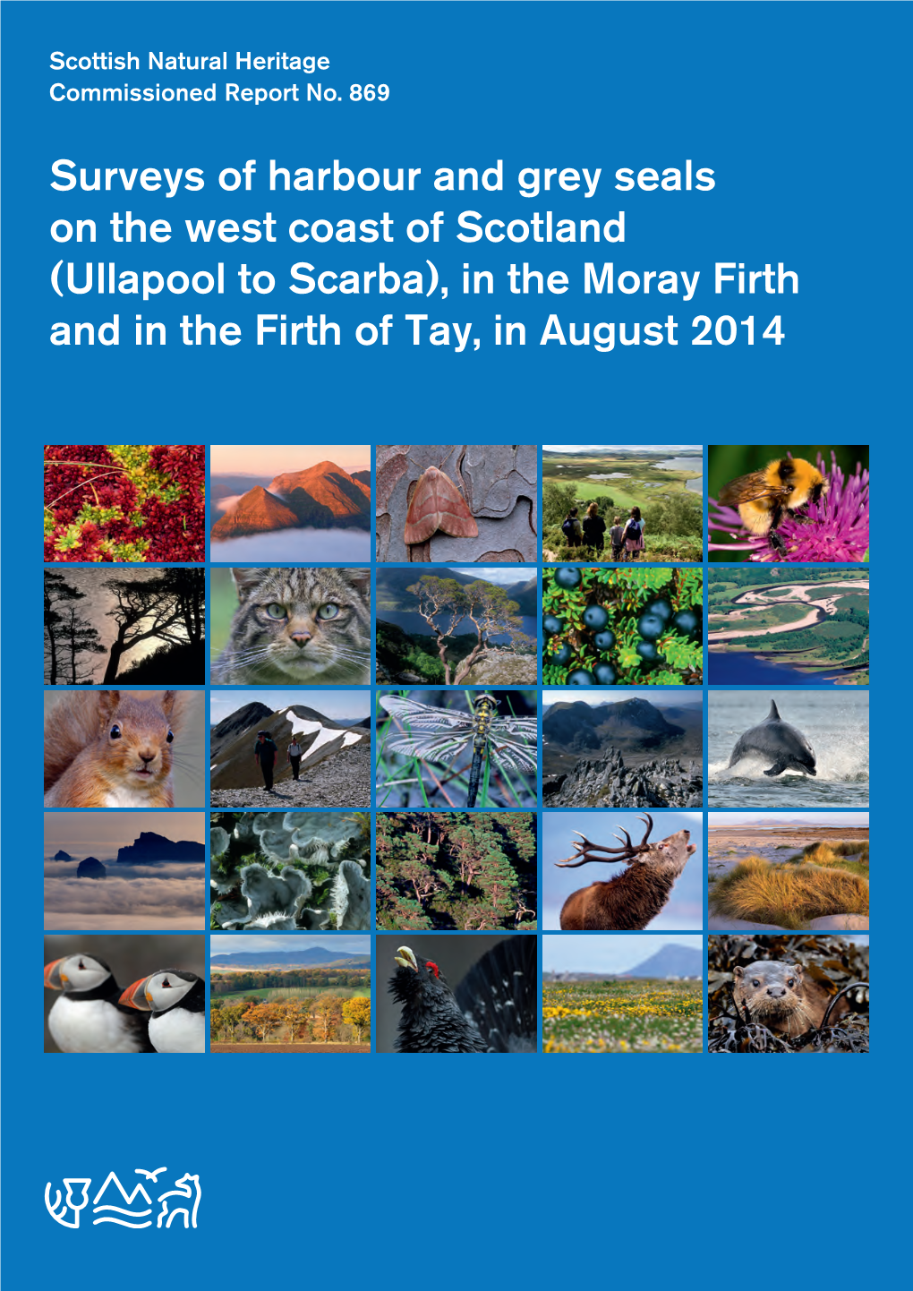 Surveys of Harbour and Grey Seals on the West Coast of Scotland (Ullapool to Scarba), in the Moray Firth and in the Firth of Tay, in August 2014