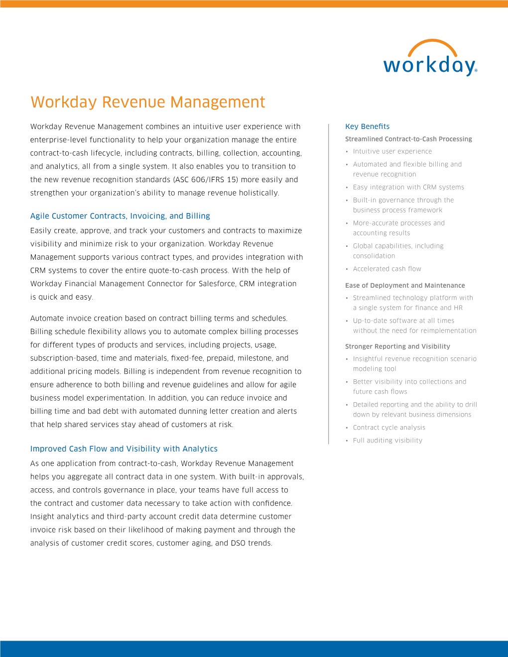 Workday Revenue Management Read Datasheet