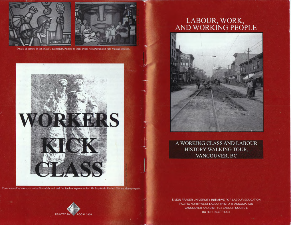 Vancouver Labor Walking Tour.Pdf