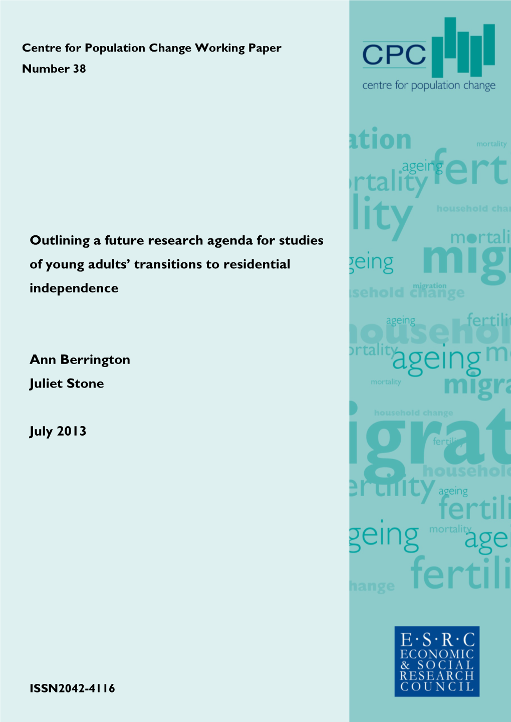 Outlining a Future Research Agenda for Studies of Young Adults' Transitions