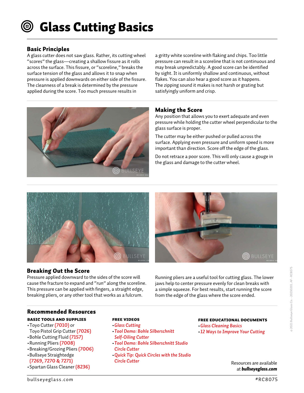 Glass Cutting Basics