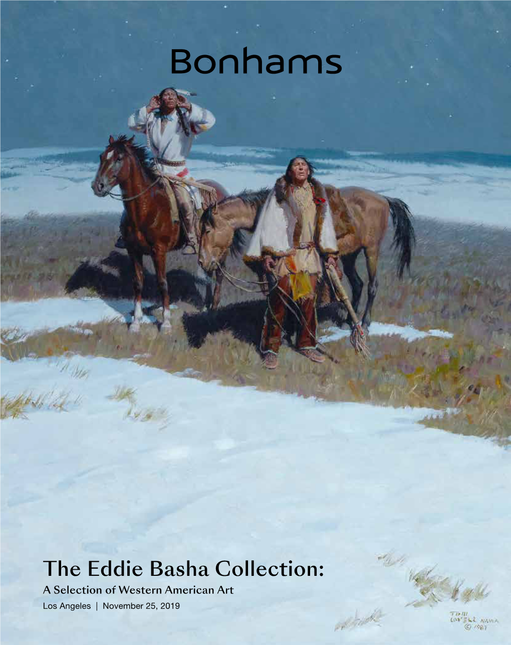 The Eddie Basha Collection: a Selection of Western American Art Los Angeles | November 25, 2019