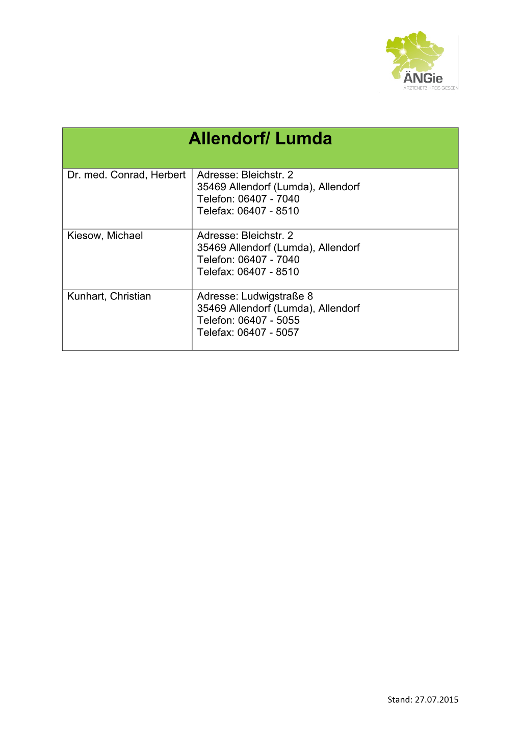 Allendorf/ Lumda