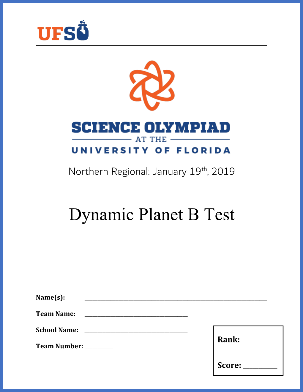 Dynamic Planet B Test