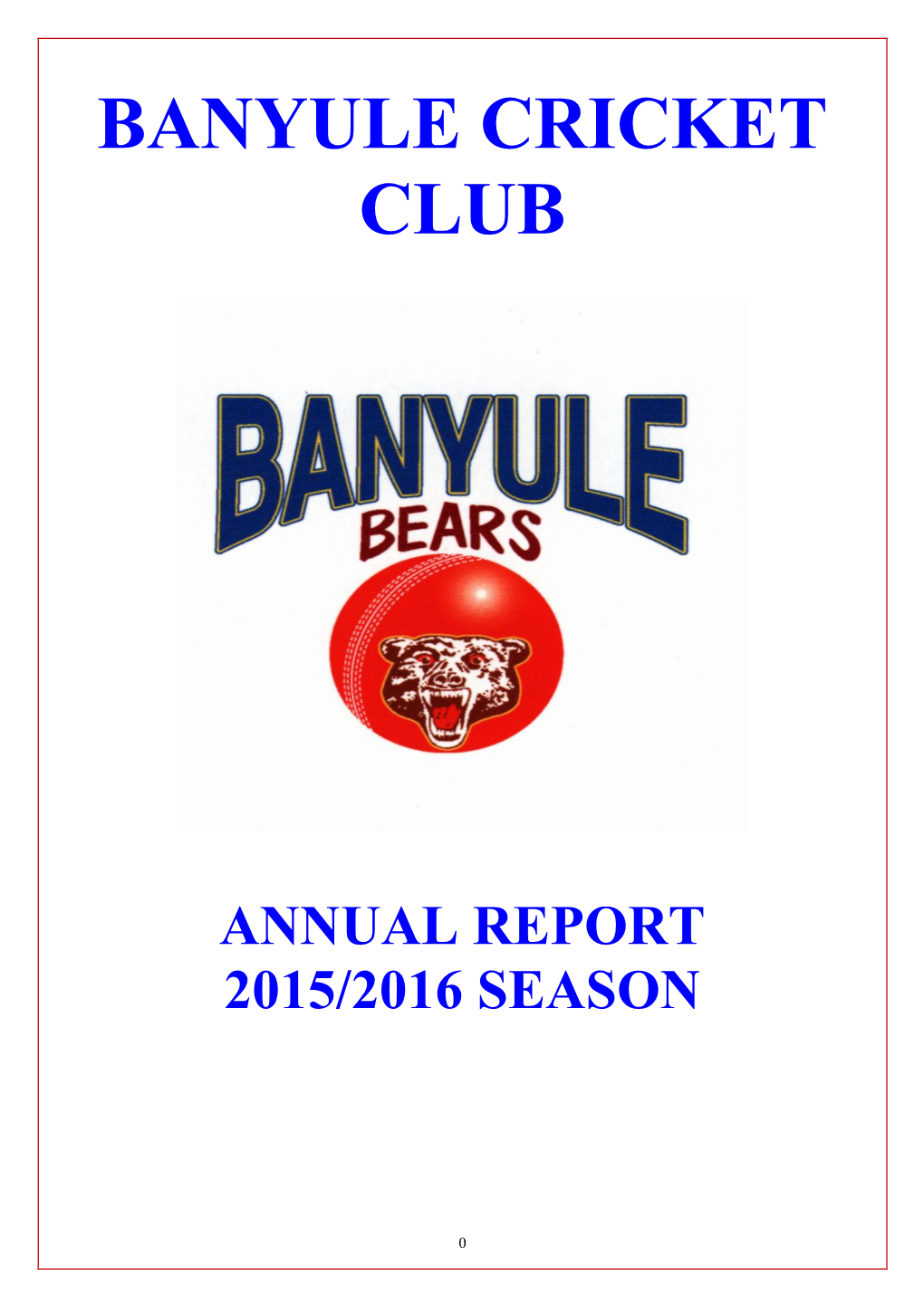 Banyule Cricket Club