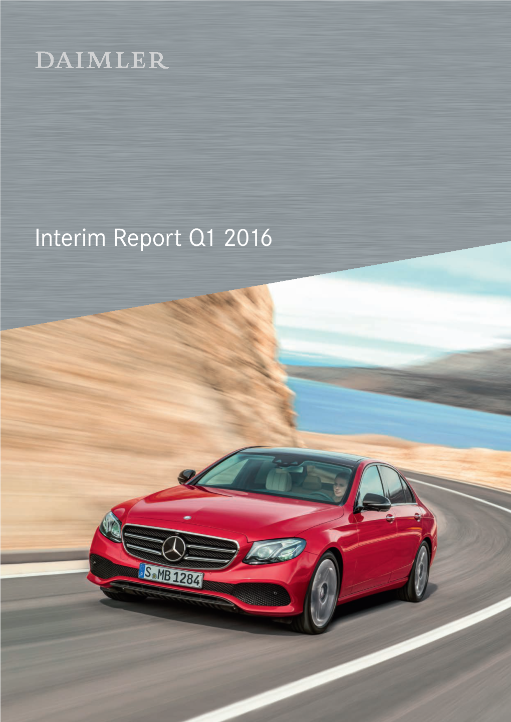Daimler Interim Report Q1 2016