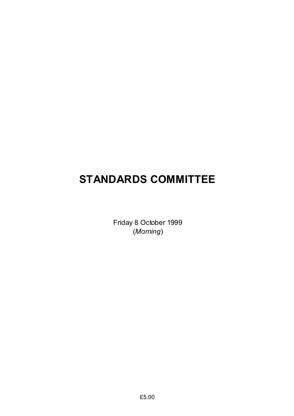 Standards Committee