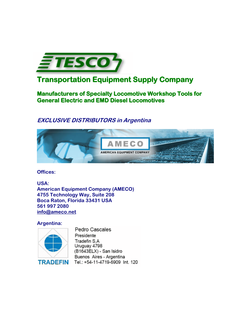 Transportation Equipment Supply Company
