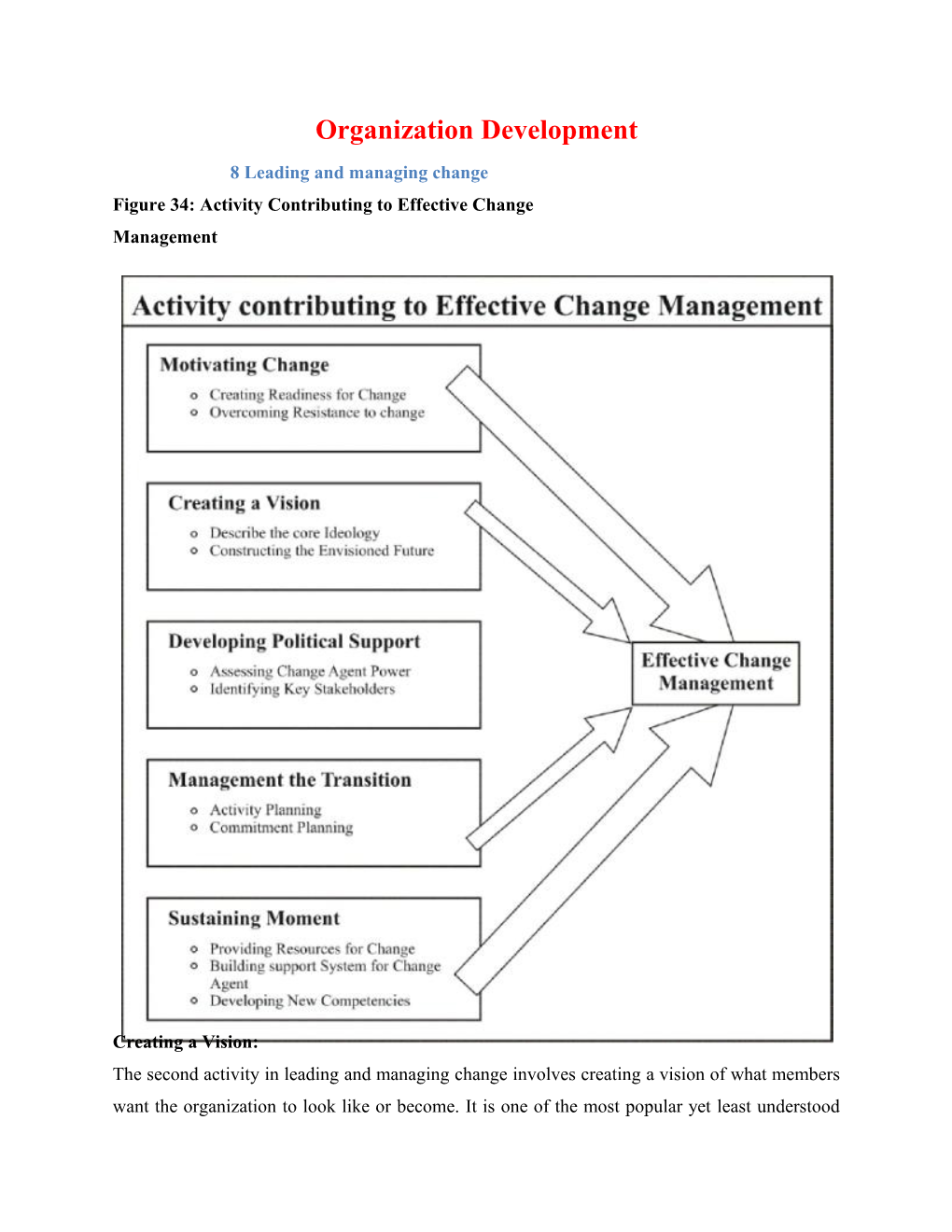 8 Leading and Managing Change