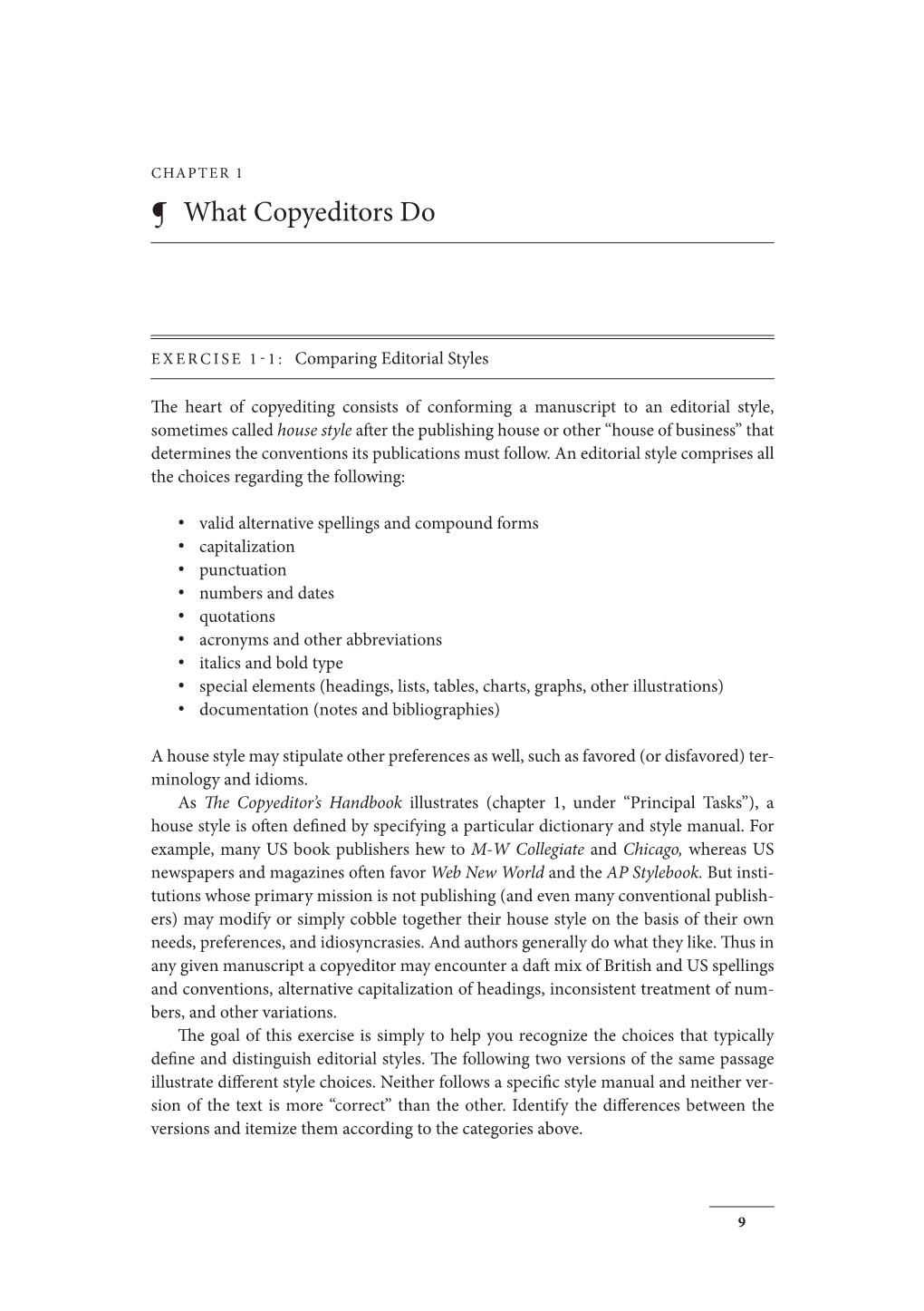 ¶ What Copyeditors Do