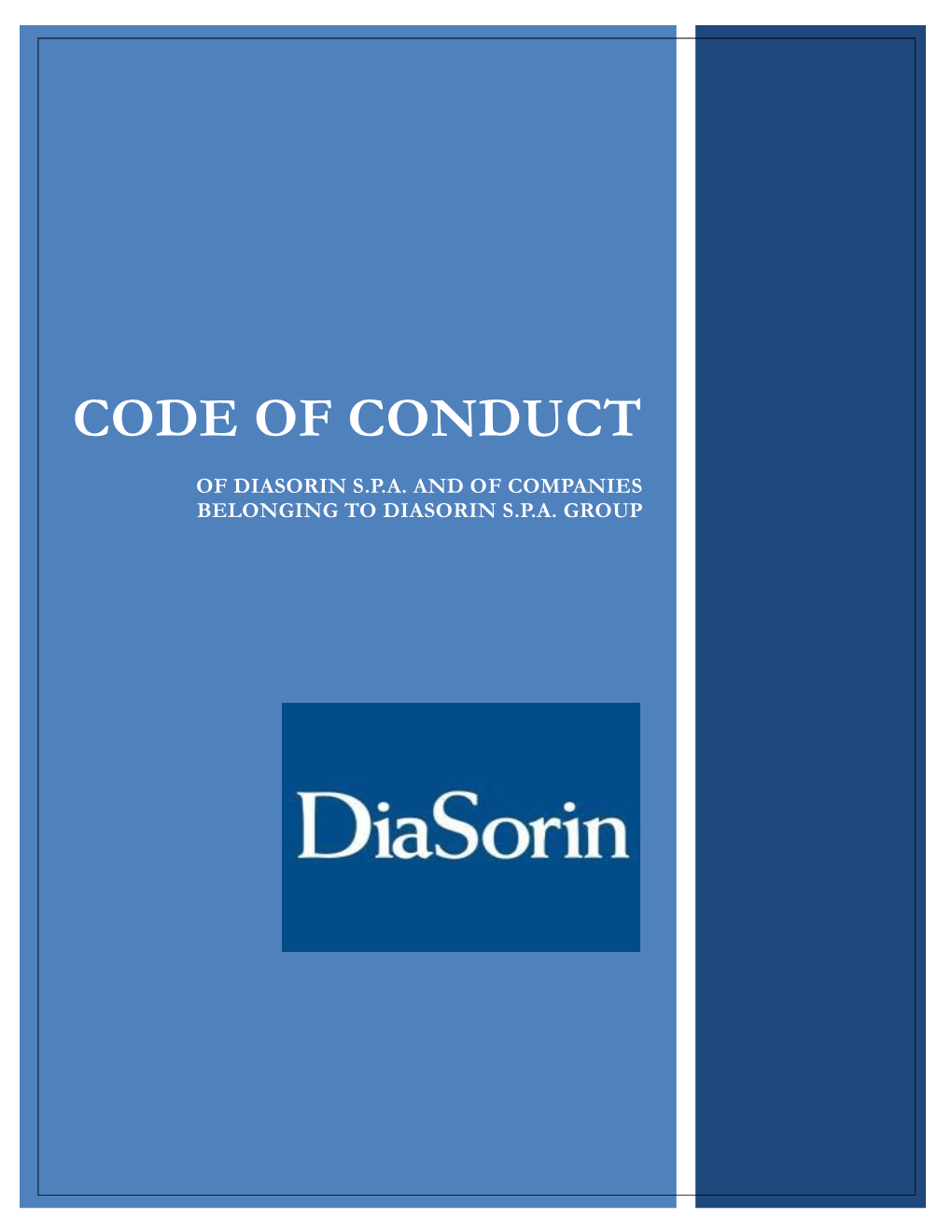 Diasorin Code of Conduct