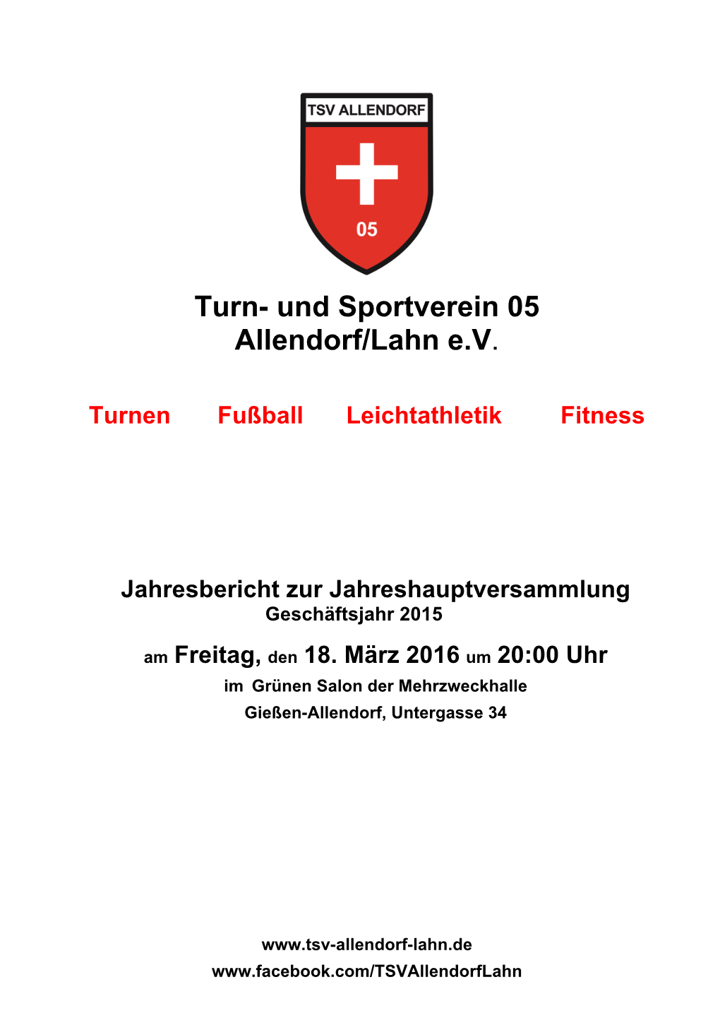 Turn- Und Sportverein 05 Allendorf/Lahn E.V