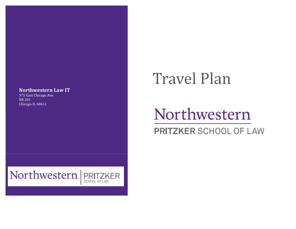 Student Travel Plan