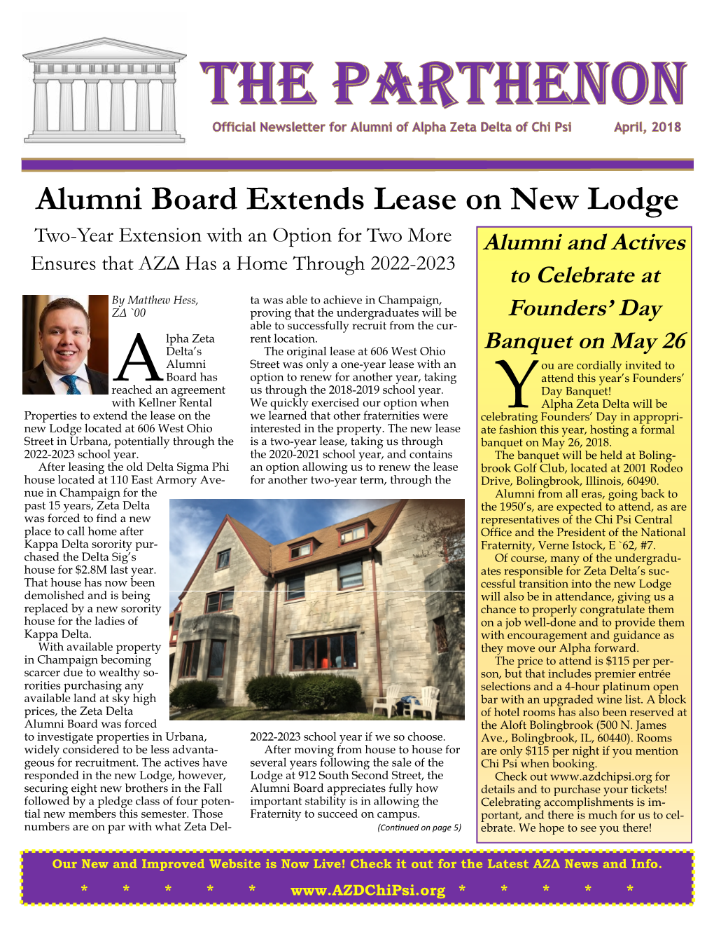 Alumni Board Extends Lease on New Lodge