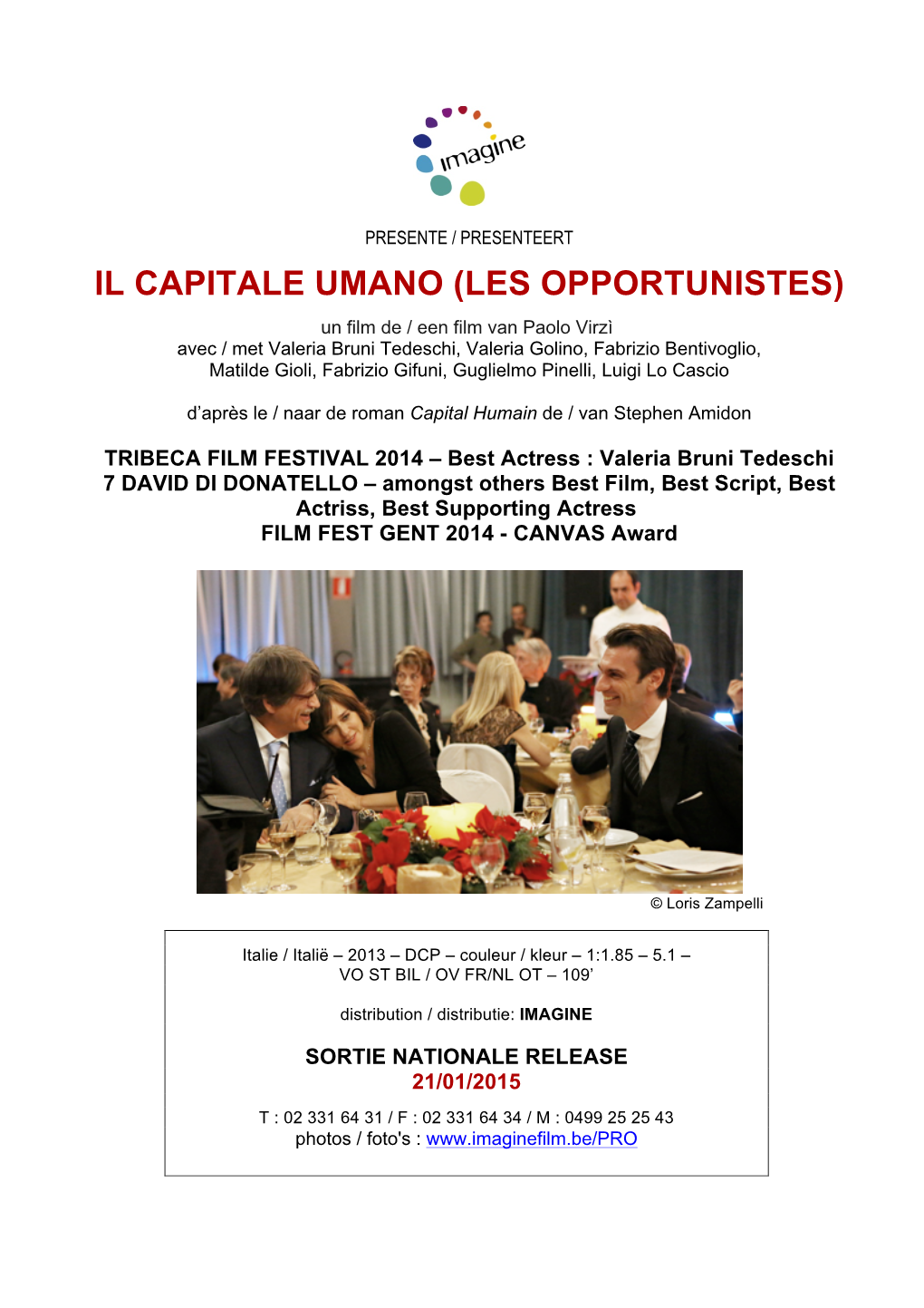 Il Capitale Umano (Les Opportunistes)