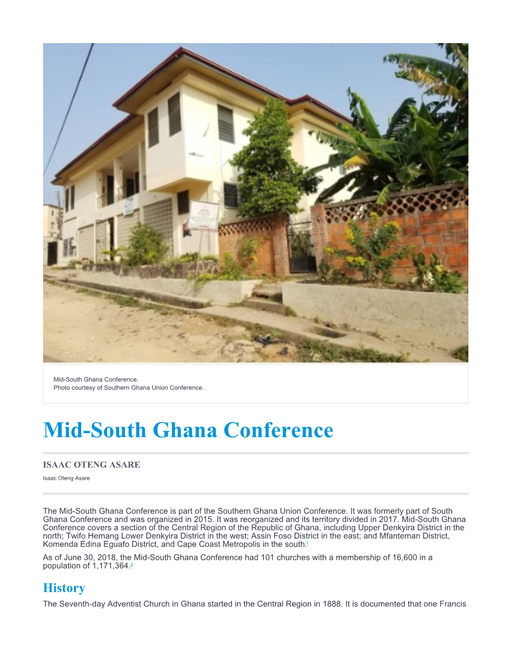 Mid-South Ghana Conference
