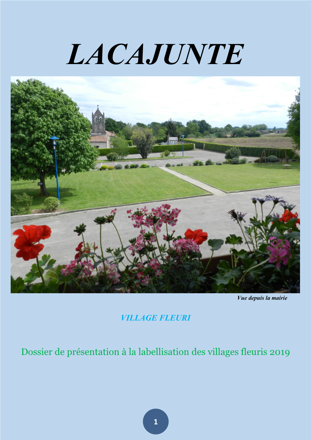 Dossier Fleurissement 2019