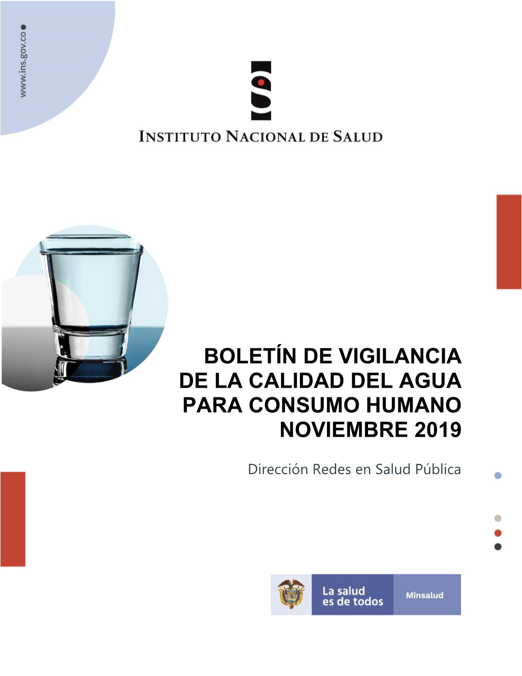 Boletín De Vigilancia De La Calidad Del Agua Para Consumo Humano Noviembre 2019