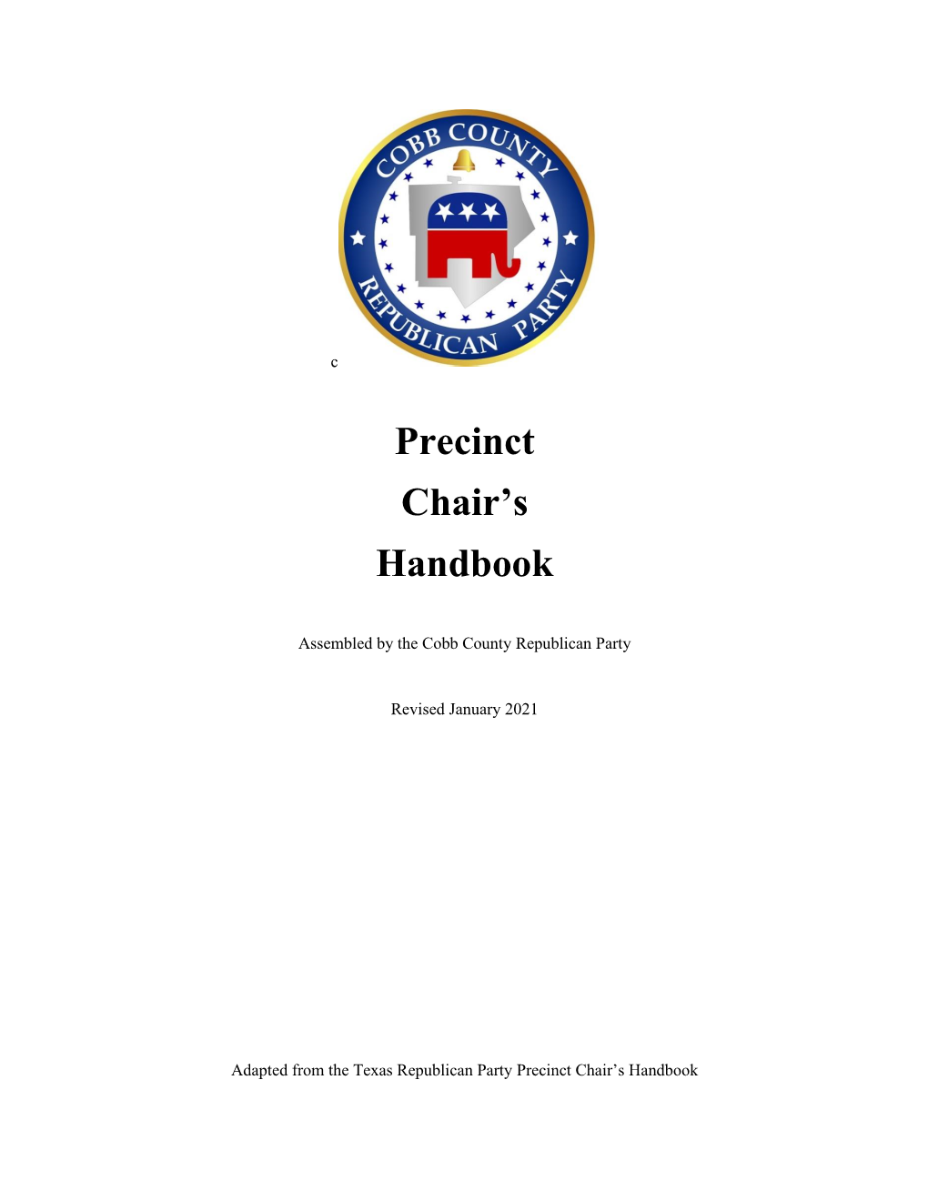 Precinct Chair's Handbook