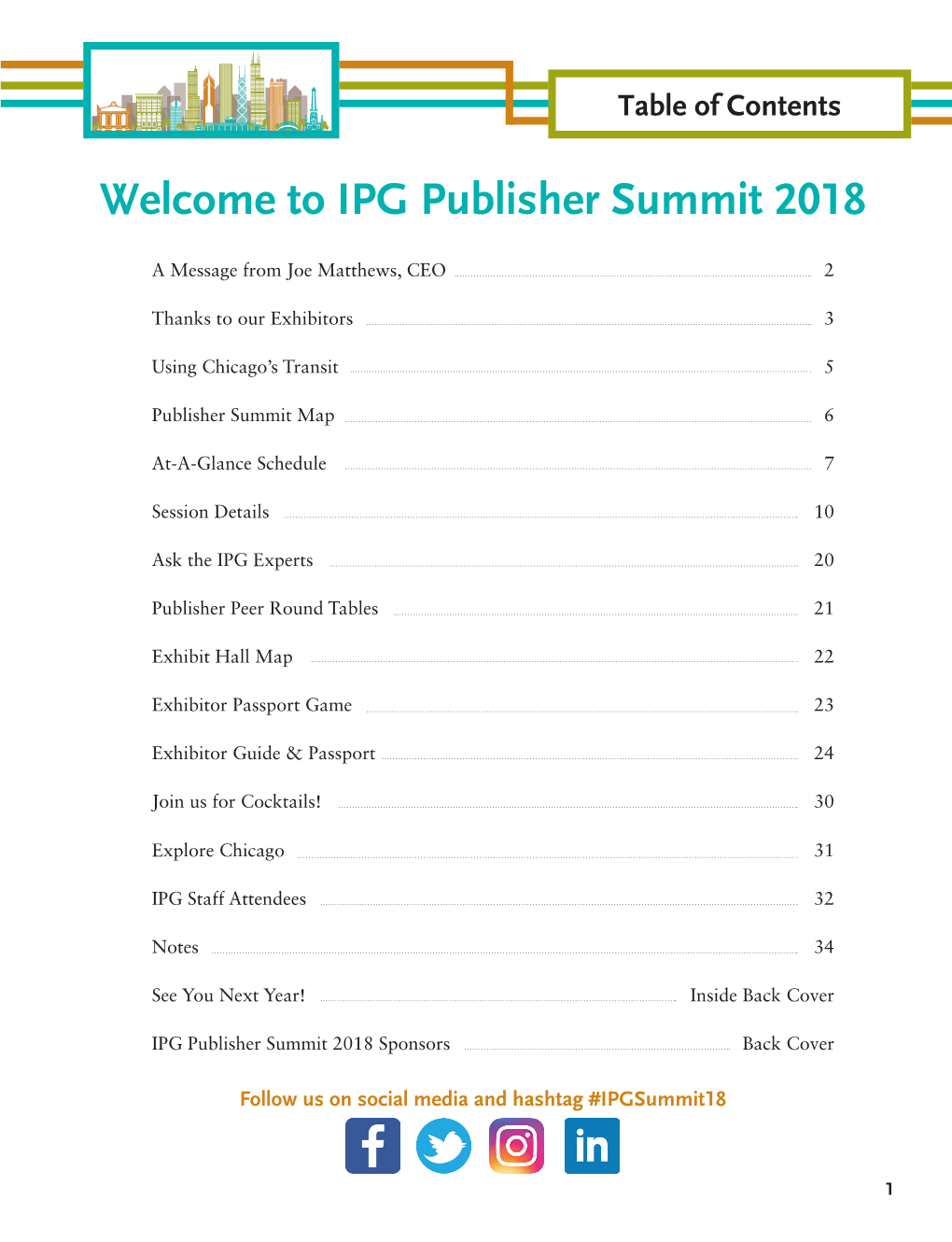 Publisher Summit 18 Program Draft.Indd