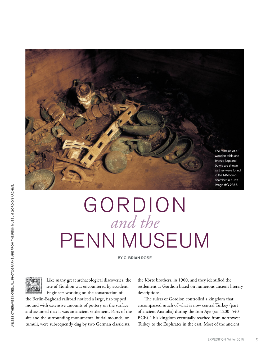 Gordion Penn Museum