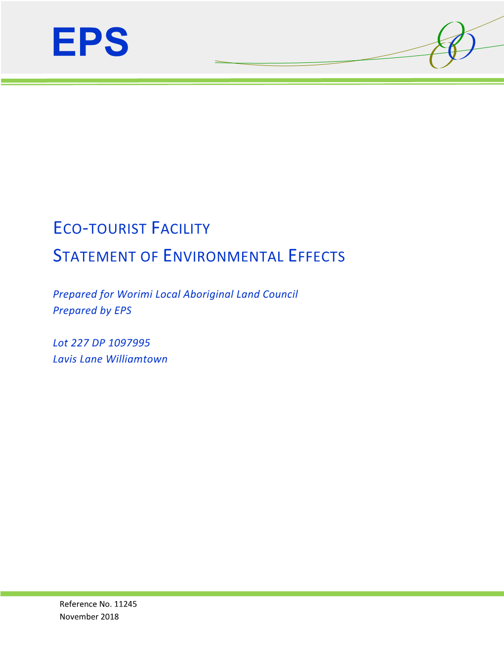 Eco-Tourist Facility Statement of Environmental Effects