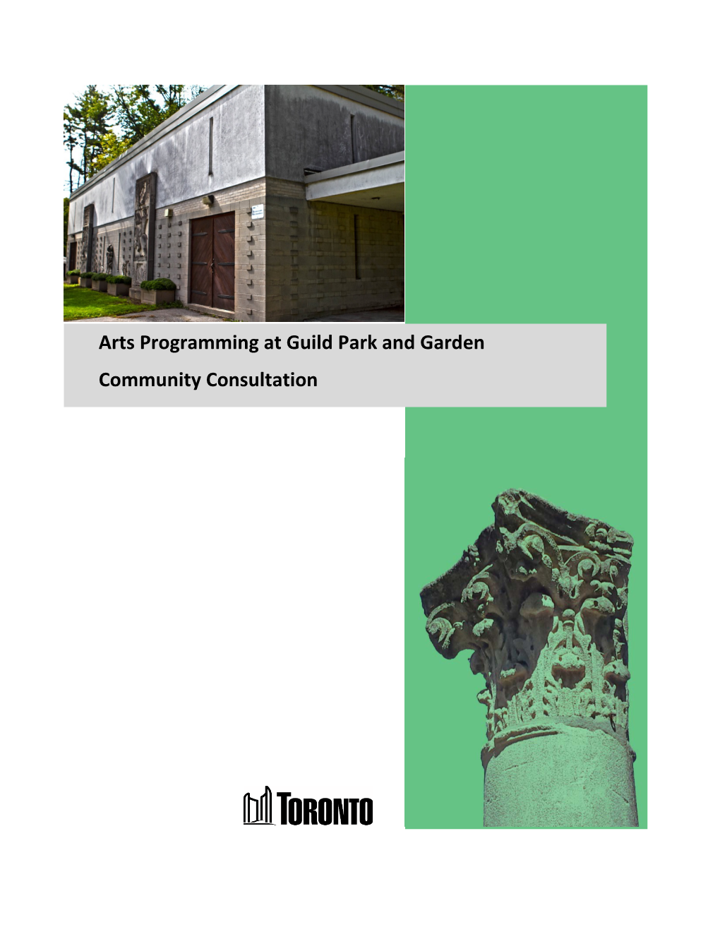 Arts Programming at Guild Park and Garden Community Consultation