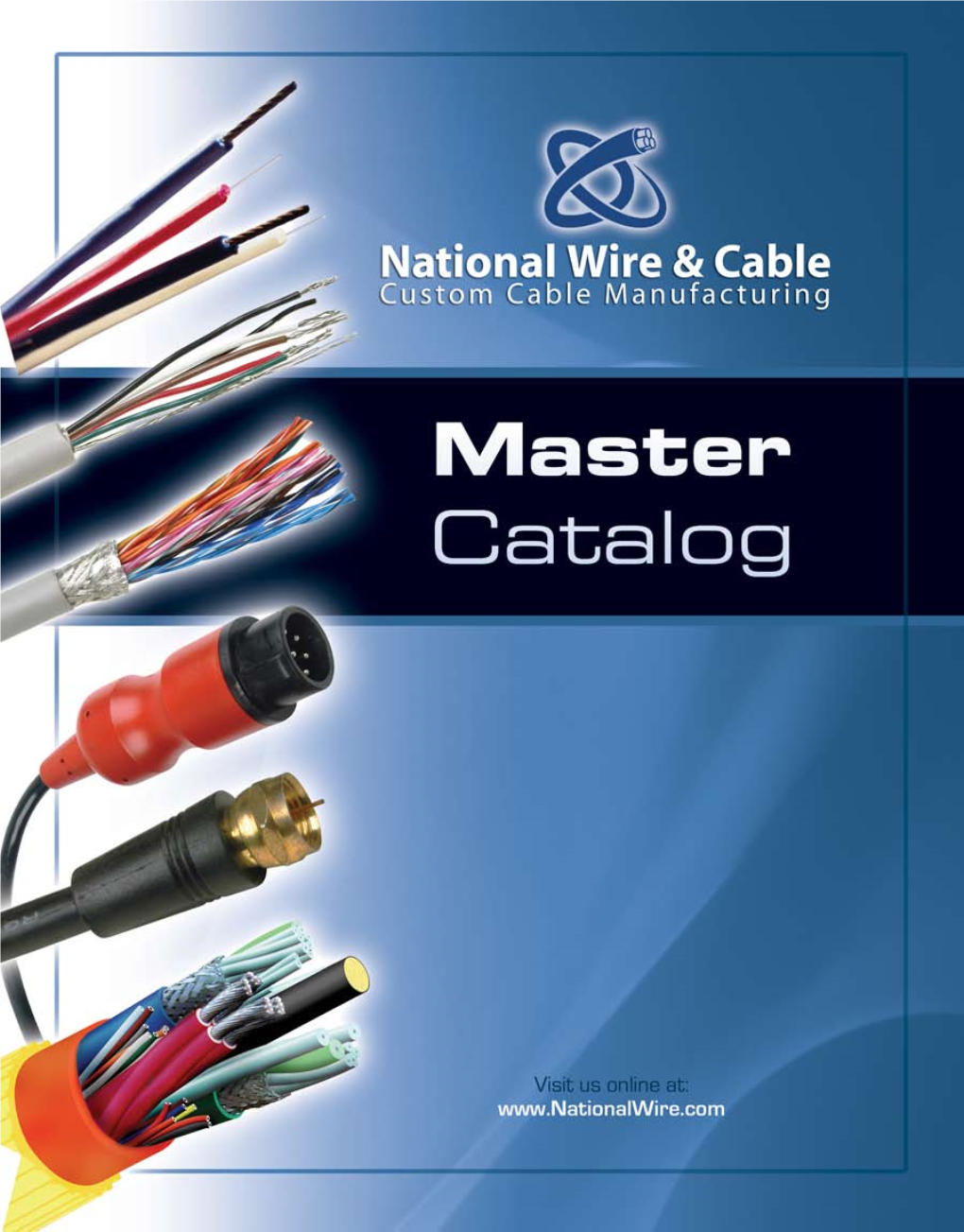 Master Catalog Table of Contents