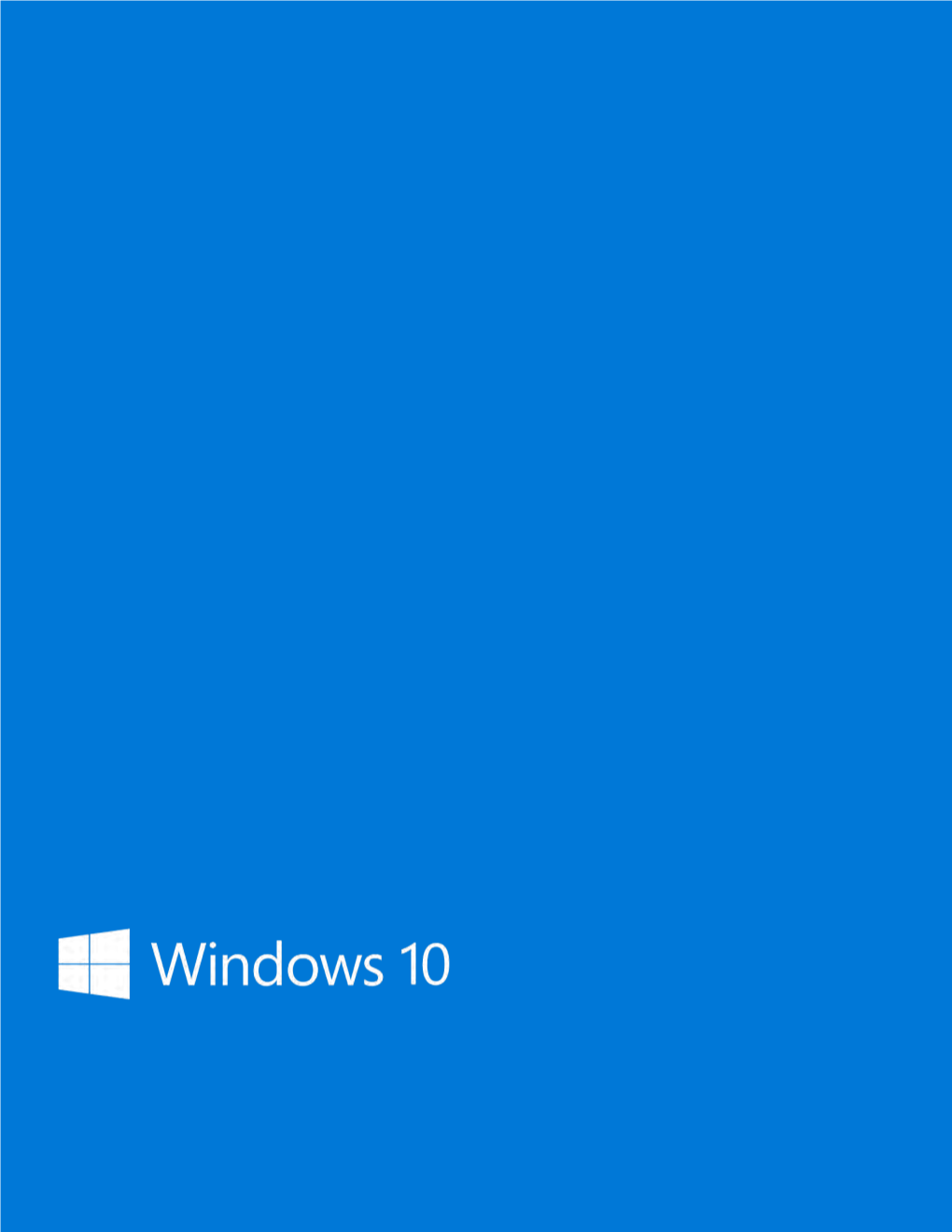 Windows 10 Quick Guide