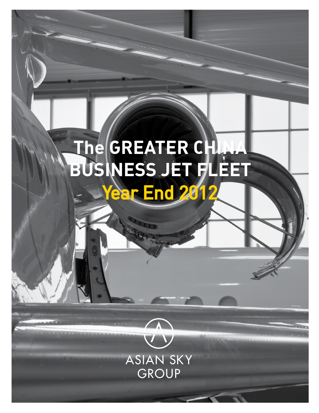 The GREATER CHINA BUSINESS JET FLEET 2 the GREATER CHINA BUSINESS JET FLEET – YEAR END 2012 TABLE of CONTENTS