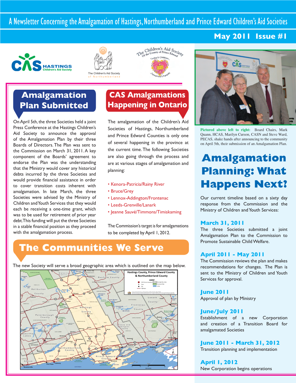 Amalgamation Planning: What Happens Next?