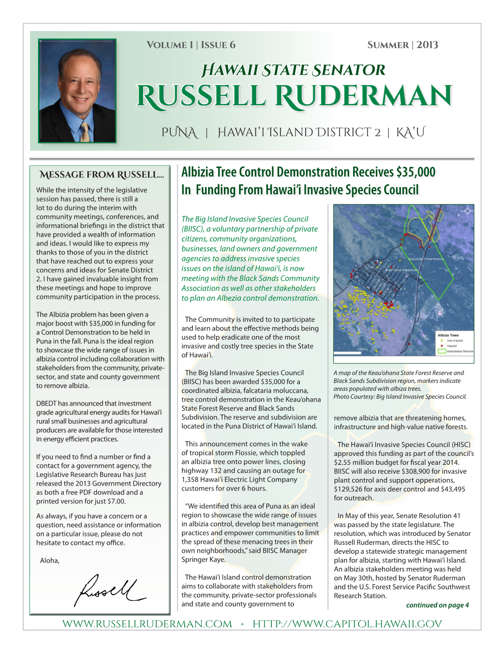 Hawaii State Senator Russell Ruderman PUNA | Hawai‛I Island District 2 | KA‛U