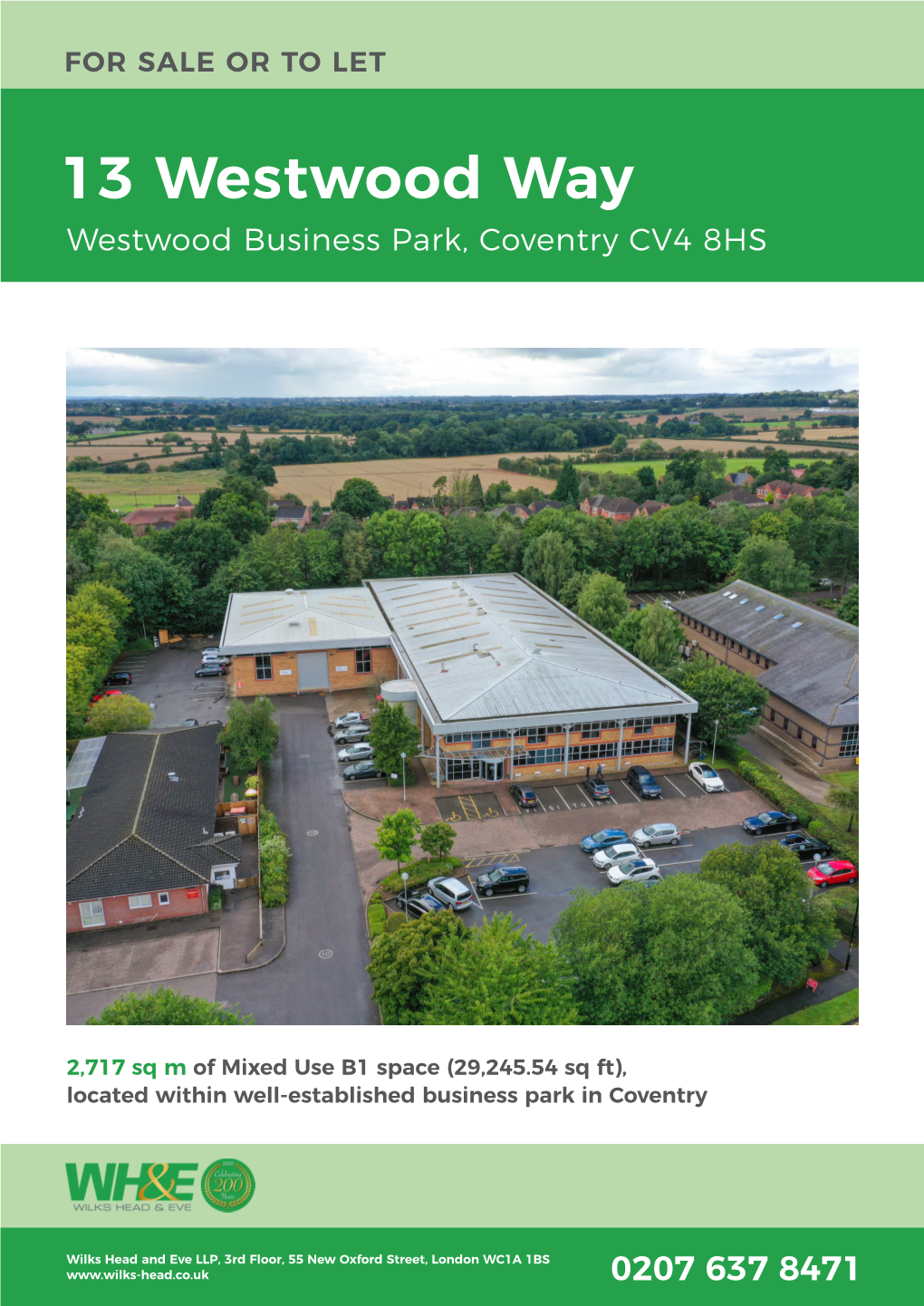13 Westwood Way Westwood Business Park, Coventry CV4 8HS