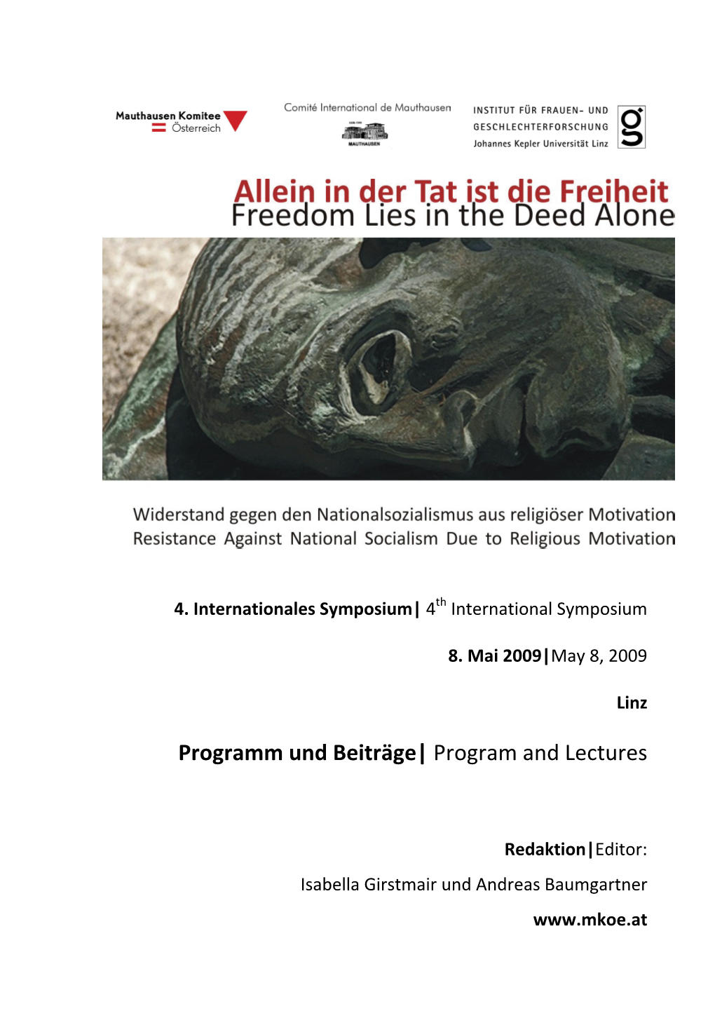 Programm Und Beiträge| Program and Lectures