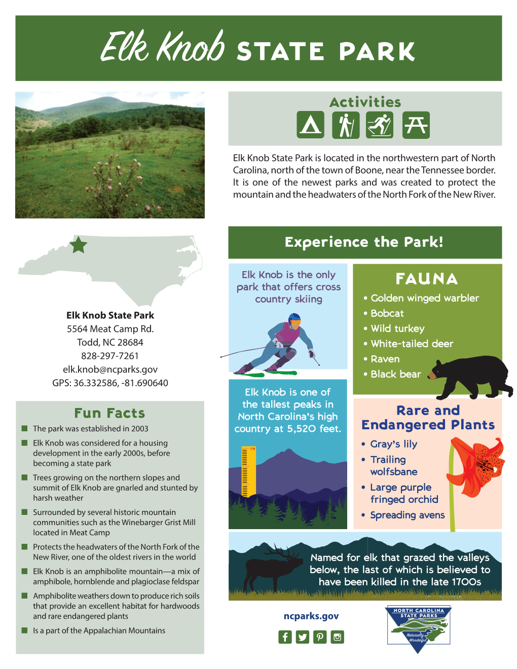 Park Fact Sheet