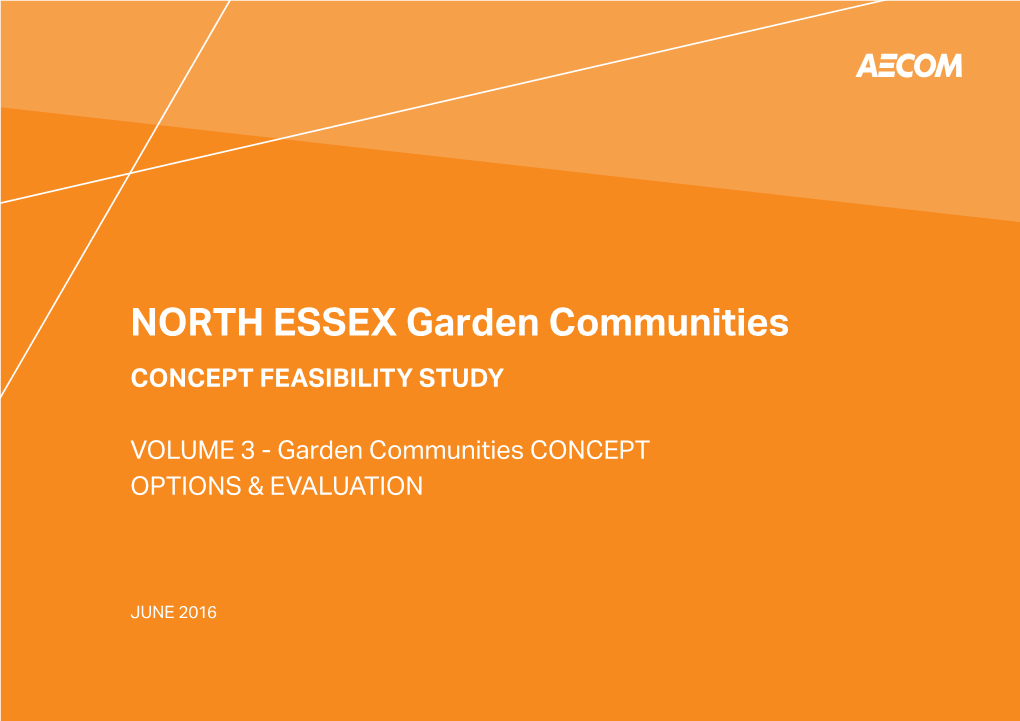 NORTH ESSEX Garden Communities CONCEPT FEASIBILITY STUDY
