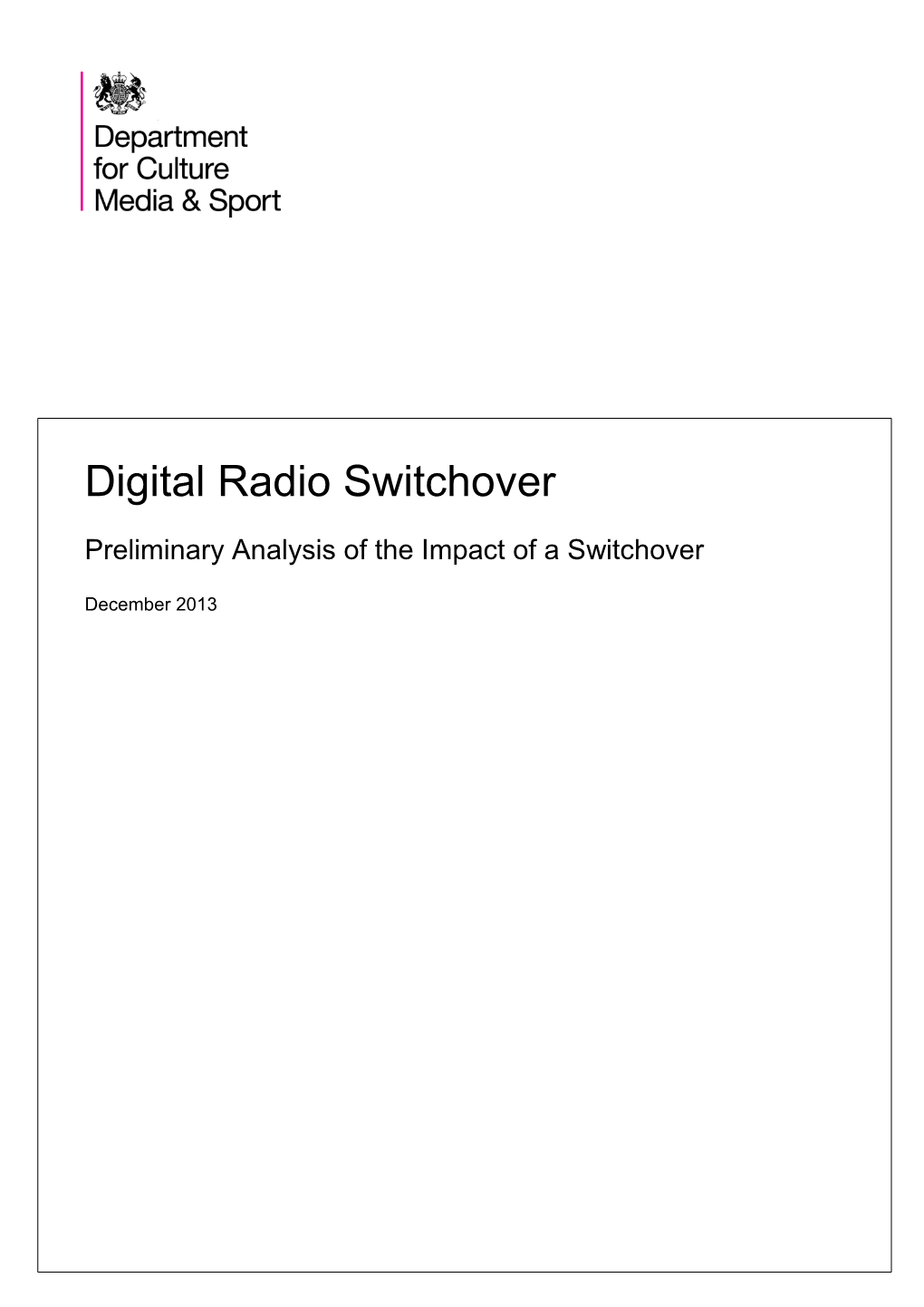 Digital Radio Switchover