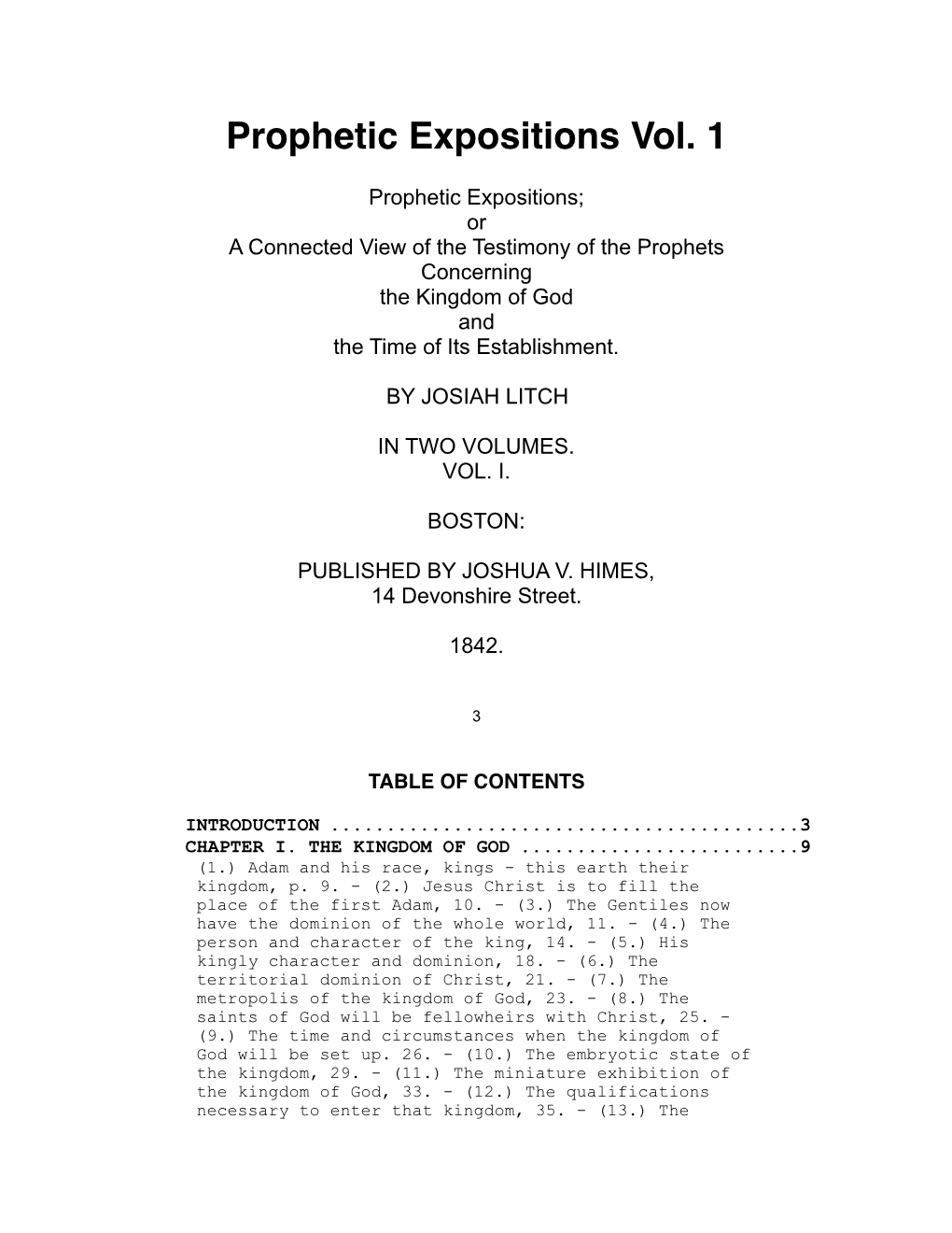 Litch – Prophetic Expositions Vol. 1.Pdf