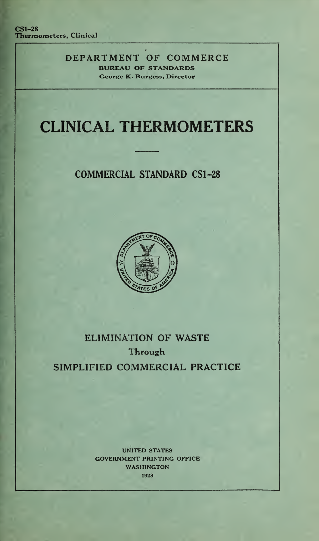 Clinical Thermometers