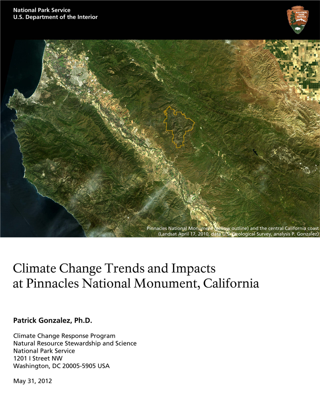 Climate Change Trends and Impacts at Pinnacles National Monument, California