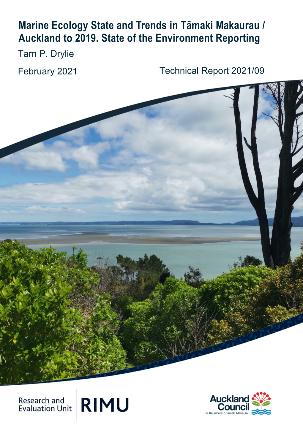 Marine Ecology State and Trends in Tāmaki Makaurau / Auckland to 2019