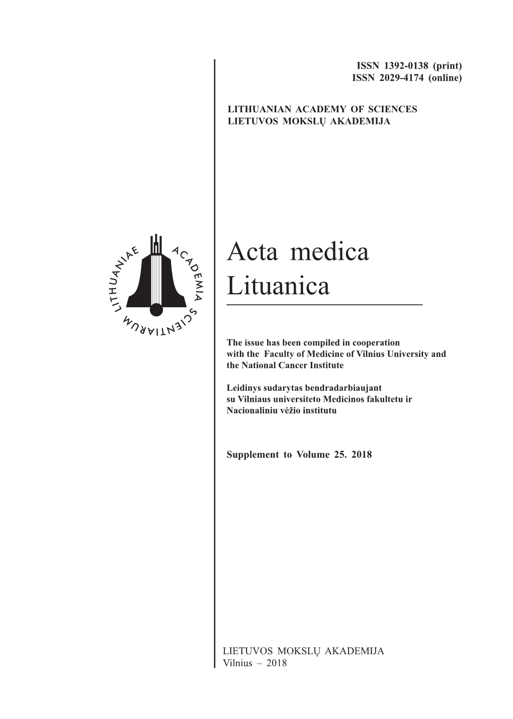 Acta Medica Lituanica