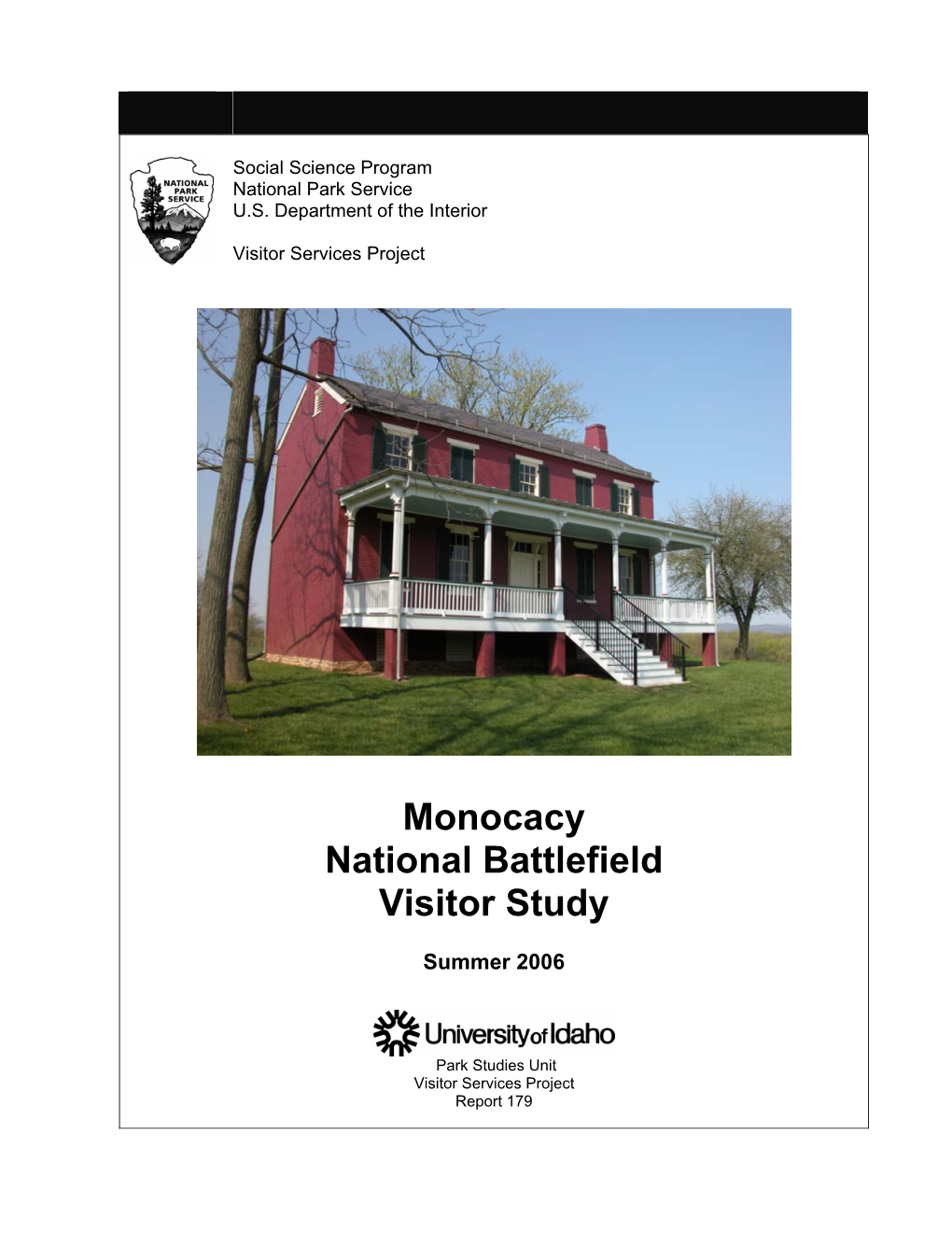 Monocacy National Battlefield Visitor Study