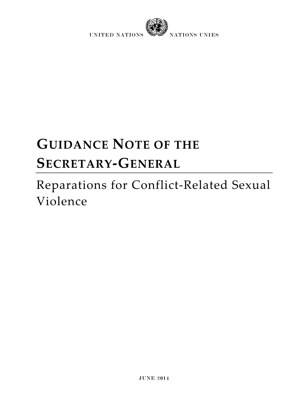 Reparations for Conflict-Related Sexual Violence