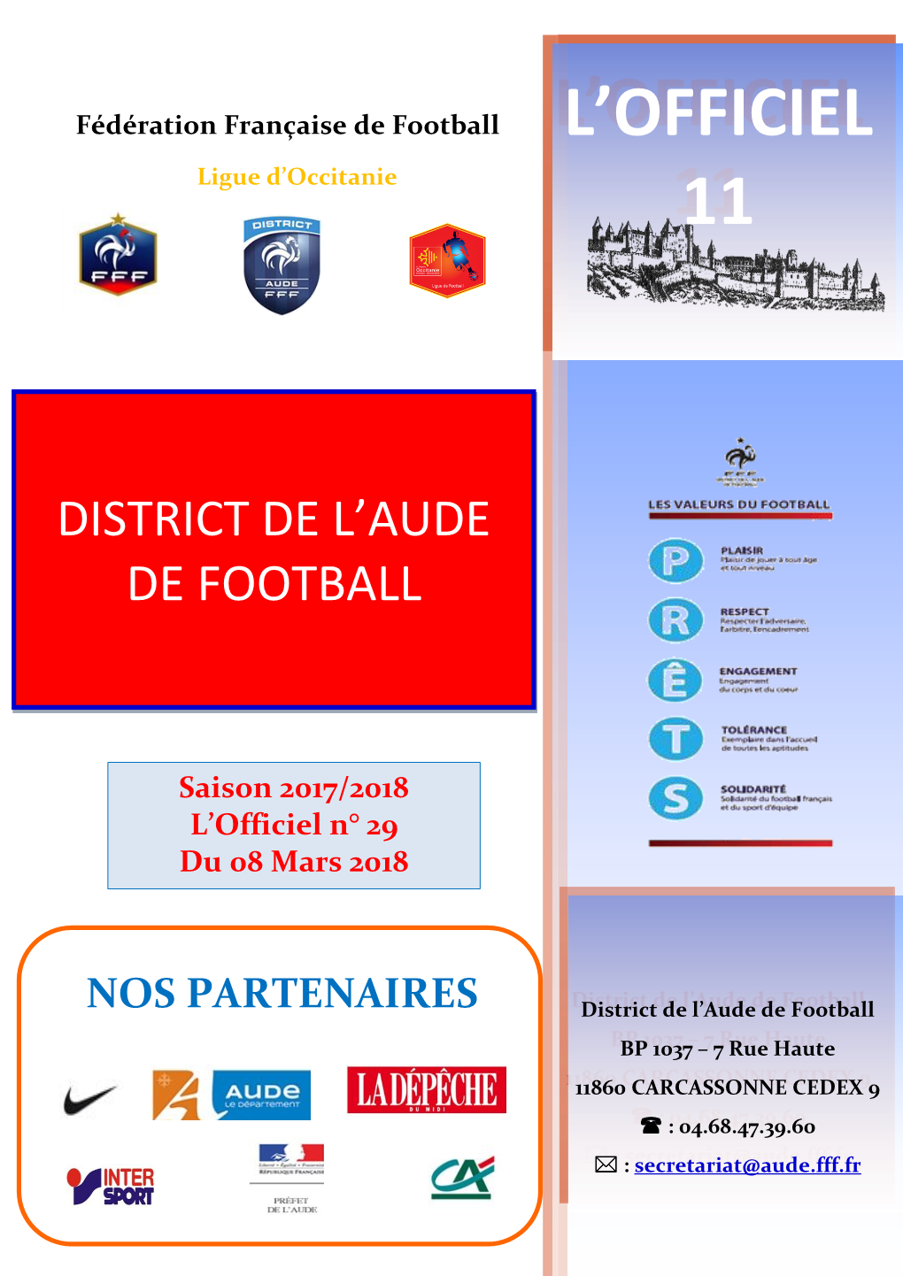 District De L'aude De Football